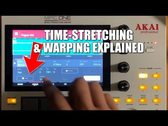 AKAI MPC - Time Stretching & Warp Sampling Quickly Explained (Live ii, X, ONE)