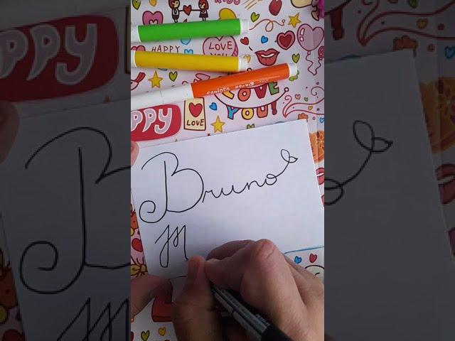 Bruno Mars #ad #shorts #calligraphy