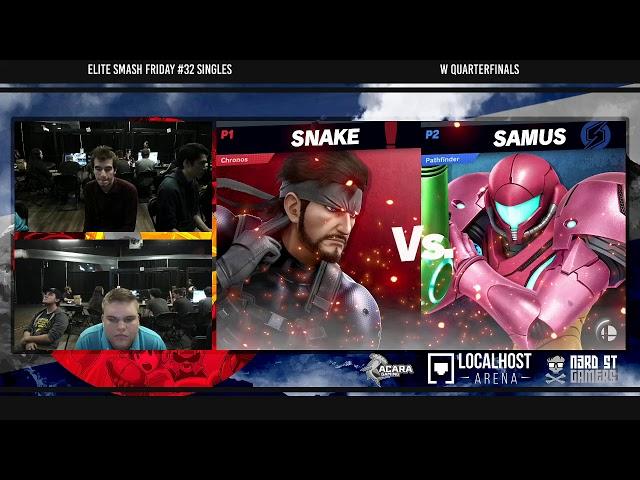 Elite Smash Friday #32 - Chronos (Snake) Vs. DaT|Pink Menace (Dark Samus, Samus) - W. Quarterfinals