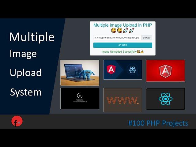 Multiple image upload system with PHP, MySQL and Ajax||Extract and display the images.