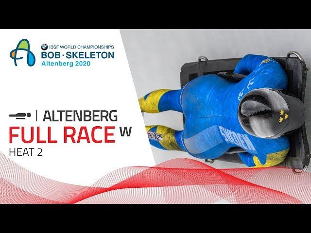 Altenberg | BMW IBSF World Championships 2020 - Women's Skeleton Heat 2 | IBSF Official