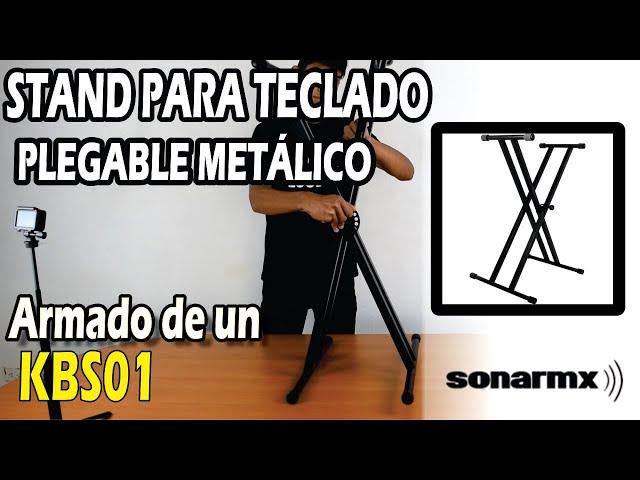 KBS01 Soporte Stand Base Para Teclado Plegable Metálico Reforzado