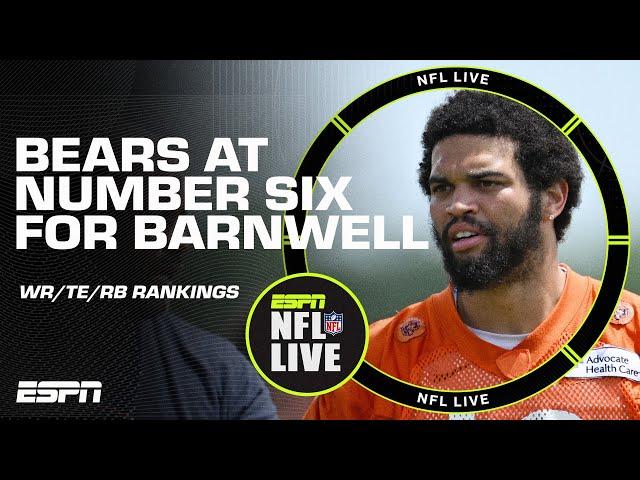 Bill Barnwell dives into the Bears’ offensive skill players + offensive line | NFL Live