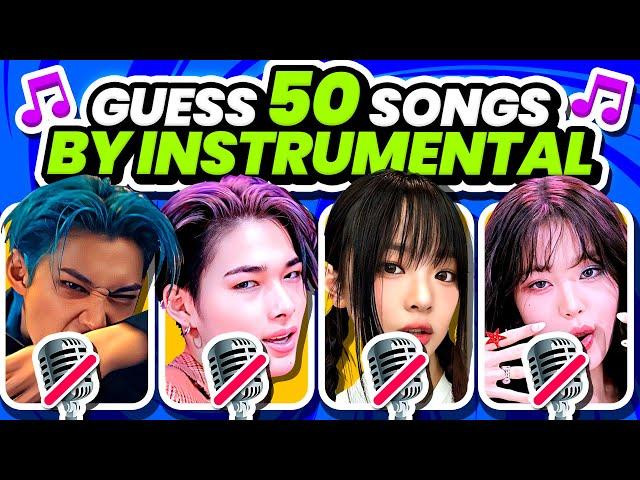 Guess 50 KPOP SONGS by the INSTRUMENTAL ️ Guess the Song -  KPOP QUIZ 2024