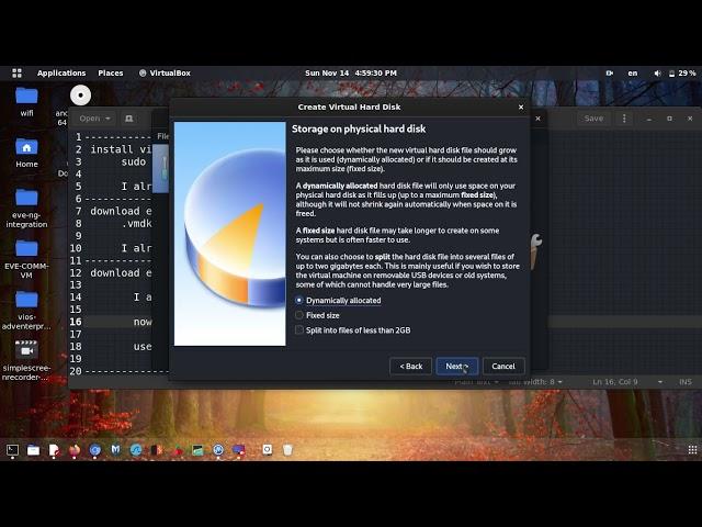 Installing virtualbox and eve-ng on Linux,distro