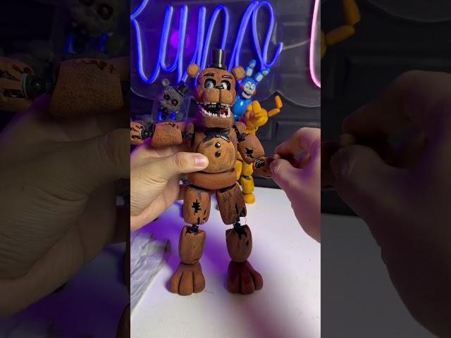 Withered Freddy figure! #fnaf #fyp #fnaf2 #fnafmovie #fnaffigures  #witheredfreddy #freddyfazbear