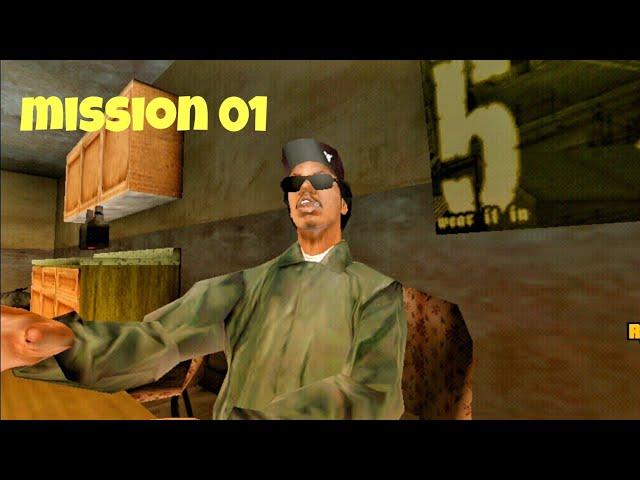 GTA San Andreas Mission 1! Meet to Ryder! Story mode no commentary