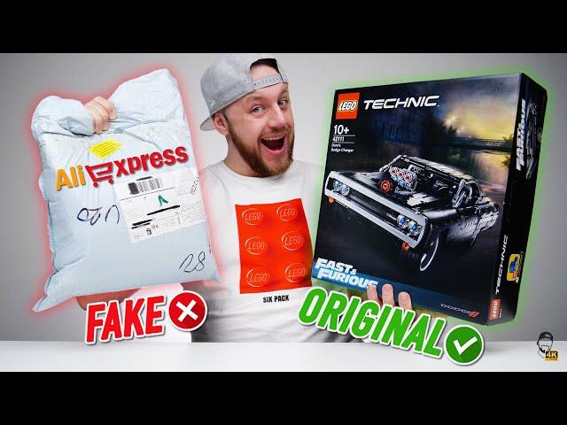  FAKE LEGO vs. ORIGINAL: Stavebnice Lego Technic Dodge Charger z AliExpressu! | WRTECH [4K]