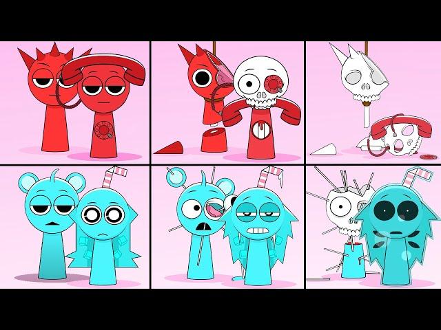 Sprunki OC ALL Phases Same Color | Compilation Incredibox #phase #sprunkiincredibox