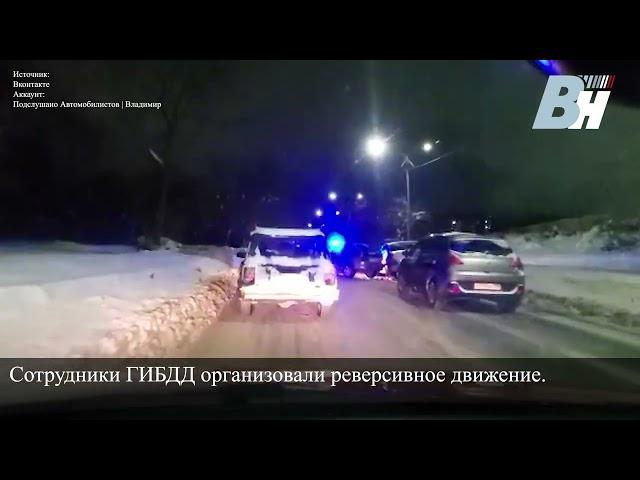 Во Владимире произошло лобовое столкновение Рено Логан и ВАЗа