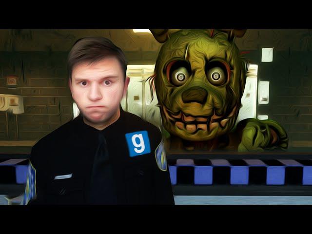 SPRINGTRAP vs SECURITY GUARD | Gmod Sandbox Mini-Game