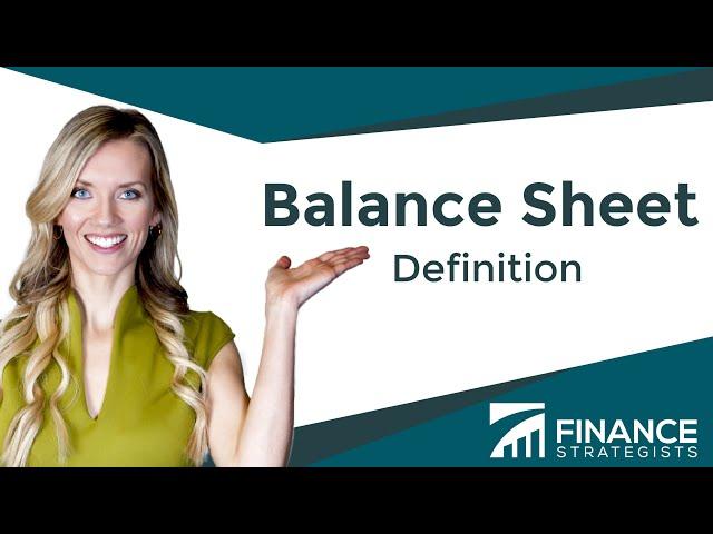 Balance Sheet—Why Does It Matter? (Understand w/ Animation!) | Finance Strategists