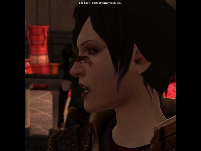 "You know, I hate it when you do that." - #dragonage #shorts #dragonage2 #da2 #gameplay #clips