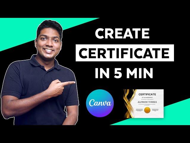 How To Make A Certificate Design In Just 5 Mins