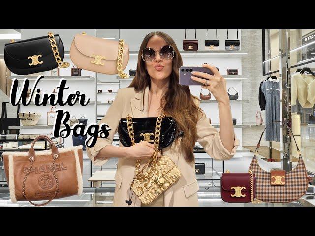 NEW WINTER BAGS  Come Luxury Shopping at HARRODS with me!!  Celine, Chanel, Louis Vuitton & more!!