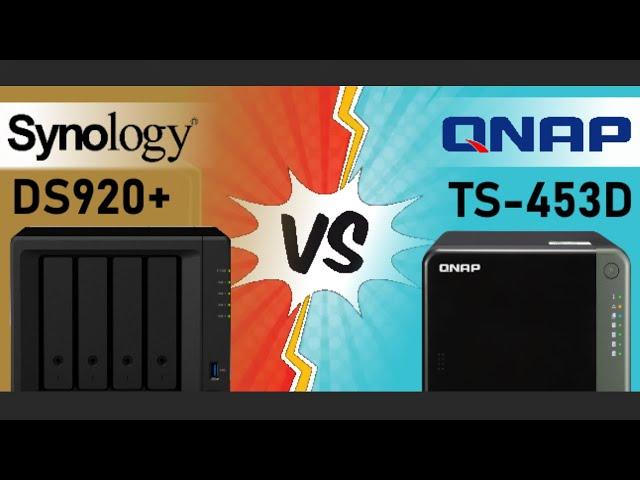 Synology DS920+ vs QNAP TS-453D NAS Comparison