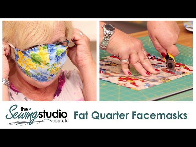 Fat Quarter Face Masks using Easy Cut Tool! | The Sewing Studio