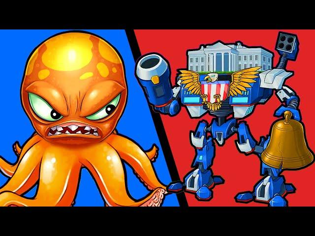 СУРОВЫЙ ОСЬМИНОГ МУТАНТ - ФИНАЛ! ГЛАВНЫЙ БОСС! ИГРА Octogeddon