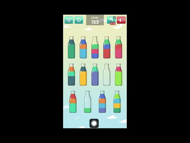 Bermain water sort puzzle level 153 -156