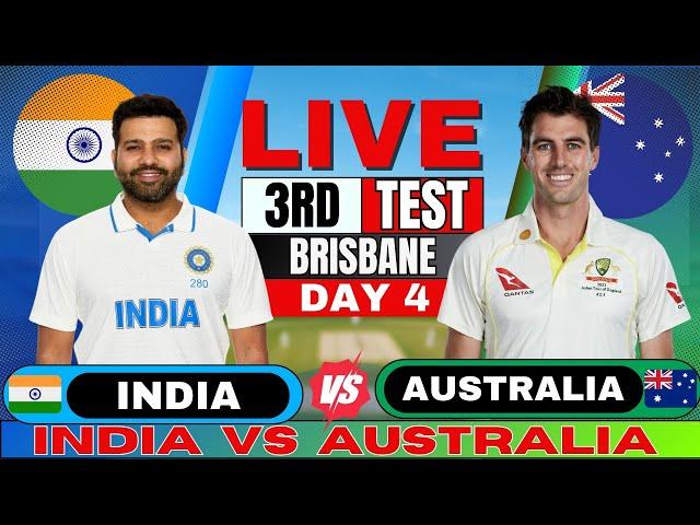 Live: India vs Australia 3rd Test Day 4 | Live Score & Commentary | IND vs AUS BGT 2024 | Live match