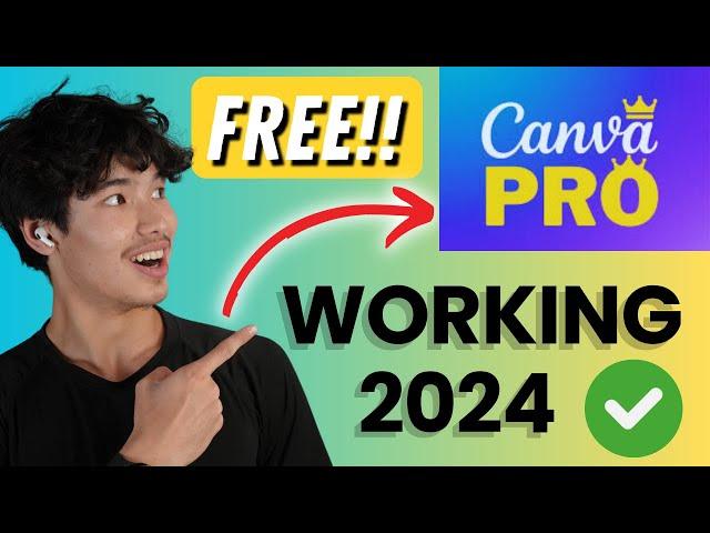 GET Canva Pro FOR FREE in 2024? 