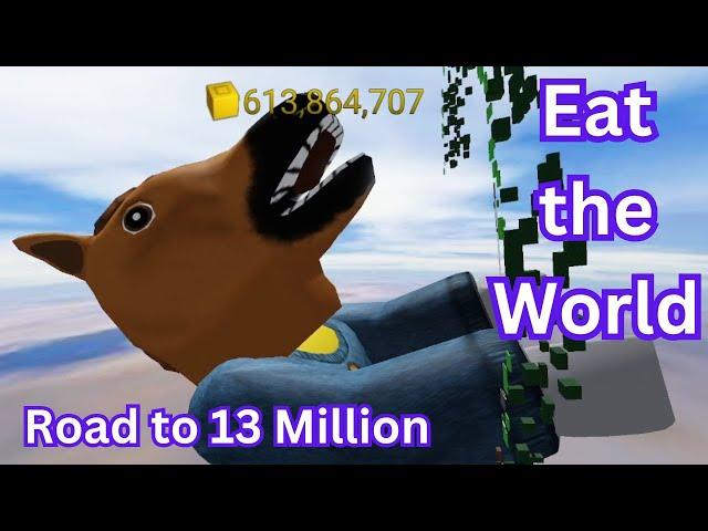 My progress to 13 Million in Eat the World #roblox #eattheworld