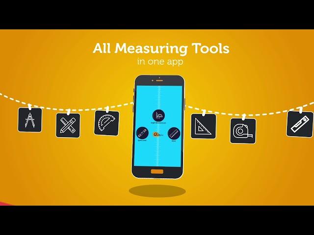 Quikdims - Bubble Level, Ruler and Angle Meter App