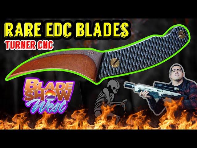 Turner CNC Booth at Blade Show West 2024 Ed’s Manifesto Elvia, Sneakreaper, Machetes & More EDC Gear