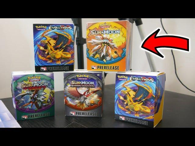 OPENING 5X CUSTOM POKEMON PRE-RELEASE KITS!! 21 Booster Packs Total!! - BoosterKings