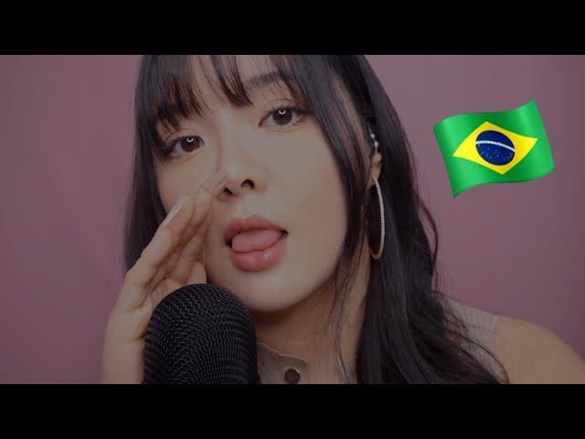 ASMR Korean Girl Tries to Speak Portuguese️ How Well Can You Understand?