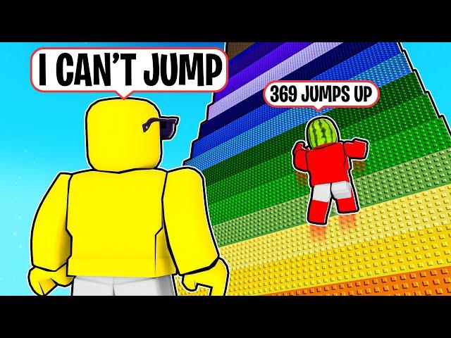 Roblox BUT Every Second I Get +1 Jump POWER