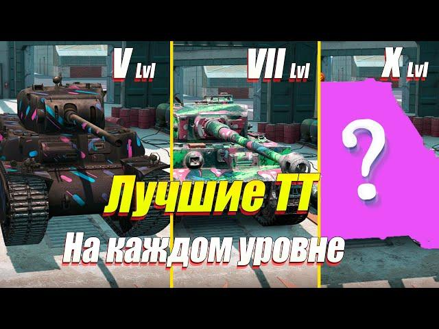 ЛУЧШИЕ ТЯЖЁЛЫЕ ТАНКИ НА КАЖДОМ УРОВНЕ WOT BLITZ