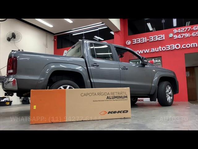 Capota Rígida Retrátil Elétrica Keko Amarok 2020 - Vedando a Caçamba da Amarok - Auto330 Acessórios