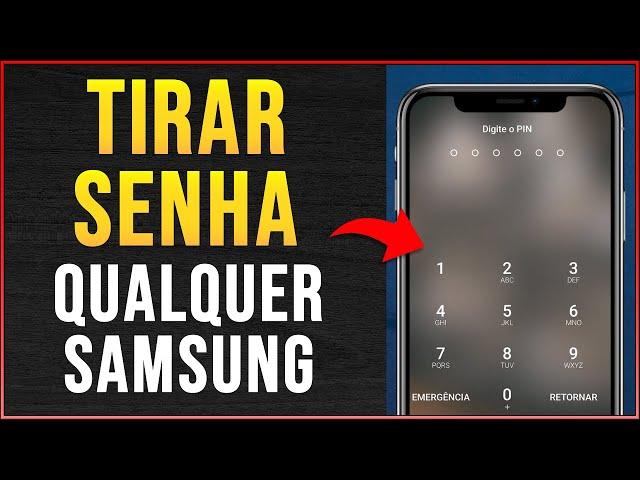 ESQUECI A SENHA DO CELULAR SAMSUNG - Como desbloquear (passo a passo)