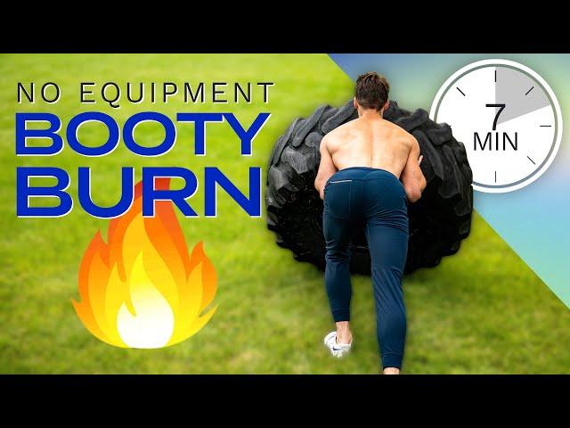 No Equipment BOOTY BURN  || 7 Min Glute Workout