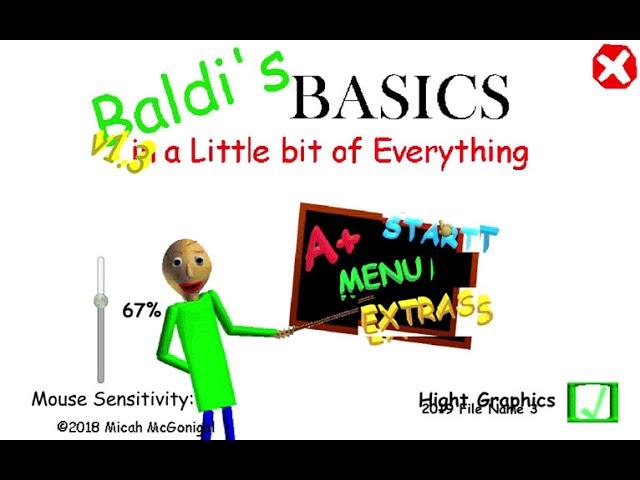 Baldis Basics in a Little Bit of Everything(long edition)