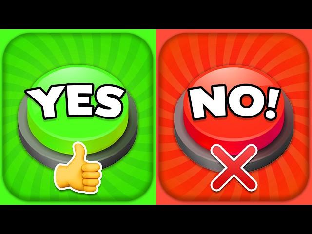 Choose One BUTTON...!  YES or NO Challenge 🟢 | Quiz Blitz