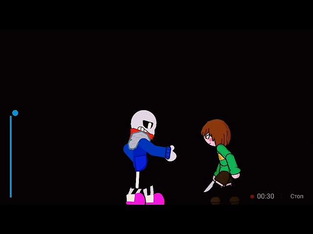 NINJA UNDERTALE 2 ANIMATING TOUCH DRAWING CARTOONS РИСУЕМ МУЛЬТФИЛЬМЫ 2 FLIPACLIP STICK NODES