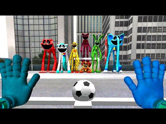 BIG SMILING MONSTERS FROM POPPY PLAYTIME FOUND ME IN THE BIG CITY - GARRY`S MOD