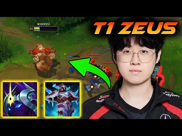 THIS 'T1 ZEUS' WORLD CHAMPION BUILD GRAGAS IS REALLY THE BEST