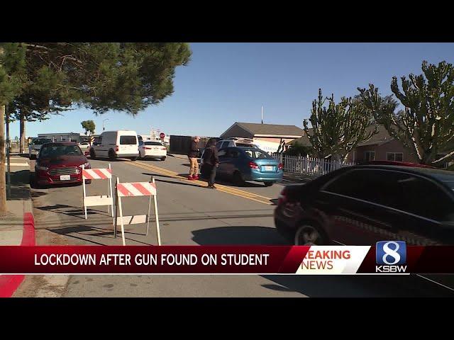 Lockdown lifted after gun found on student at Seaside High School