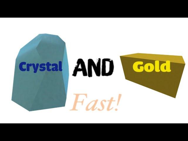 Get Crystal And Gold Fast! | Booga booga tutorial