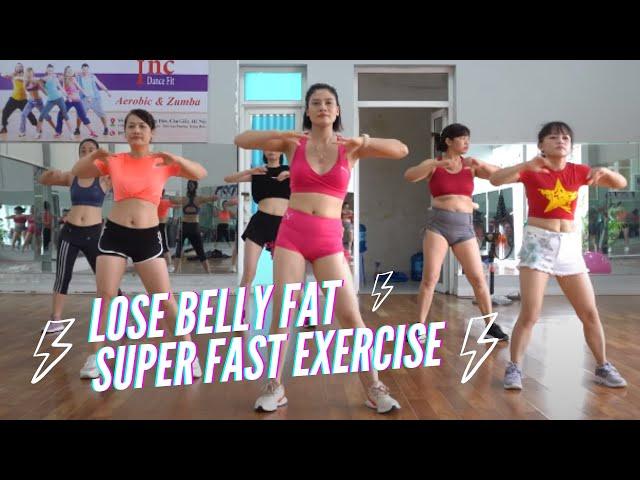 Lose Belly Fat Super Fast Exercise - Reduction Of Belly Fat Quickly | Zumba Class