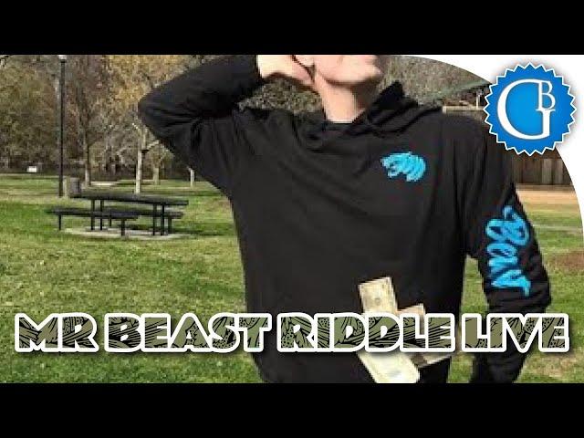 Solving MRBEAST 100,000$ RIDDLE LIVE