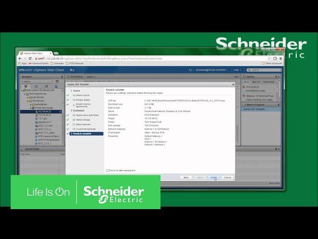 Installing PowerChute Network Shutdown on VMware ESXi with vCenter | Schneider Electric Support