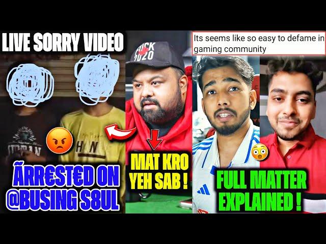 Scout Aman MATTER Explain ARR€STED on @busing Goldy BHAI Family‼️Parents SORRY & Request LIVE Clip