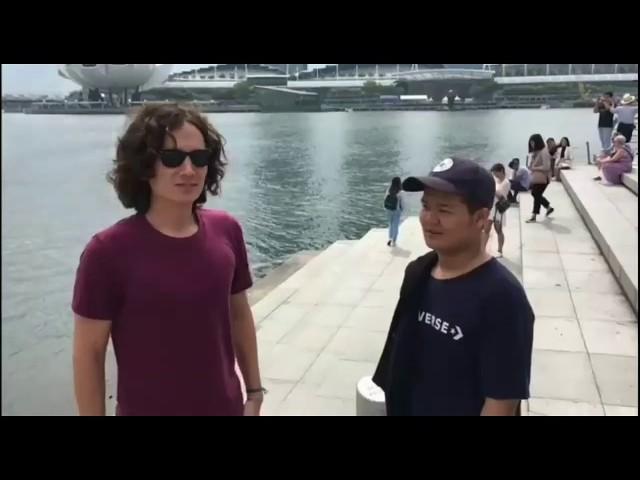 Muhammad Agil Syahrial - Interviewing Tourist