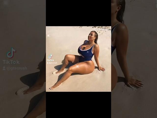 Giantess beach day #gts #gtscrush #for_you #viral_video #girls #ass #slave