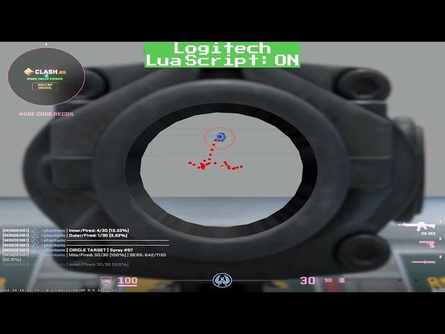 Best NoRecoil Script for Counter-Strike 2: Logitech Lua Edition 2024