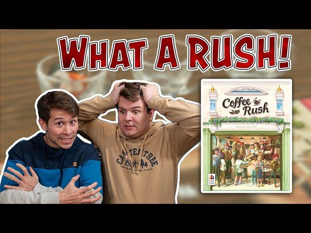 Coffee Rush | RUSHING for the Most Points! | (Board Game Overview and Review #102)